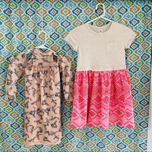 TWO adorable summer dresses BUNDLE (size 8)